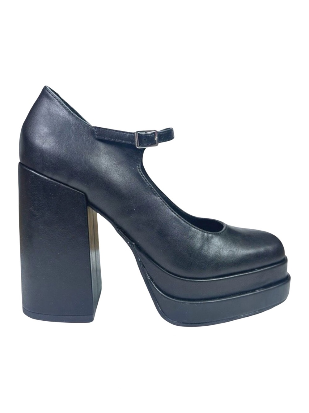 Wild Pair Octavia Buckle Mary Jane Heels - Size 7.5